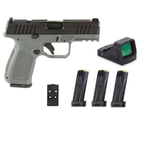 Rost Martin RM1C Handgun Bundle 9mm Luger 10rd (4) Magazines 4" Barrel Gray Red Dot Pistol Case CA Compliant