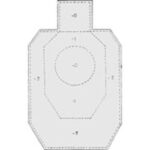 Speedwell Official IDPA Targets Paper Target  100/Pack