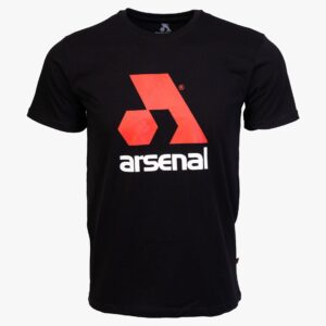 Arsenal X-Large Black Cotton Relaxed Fit Logo T-Shirt