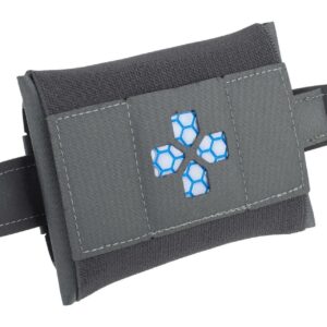 Blue Force Gear -  Micro Trauma Kit NOW! - Belt Mount -  Empty (no medical contents) - Wolf Gray