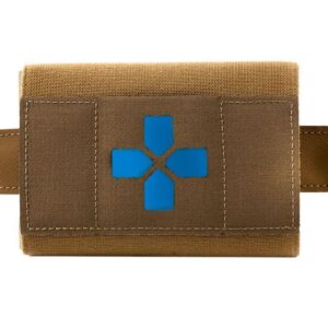 Blue Force Gear Micro Trauma Kit NOW! MOLLE Mounted Helium Whisper Empty (no medical contents) Coyote Brown