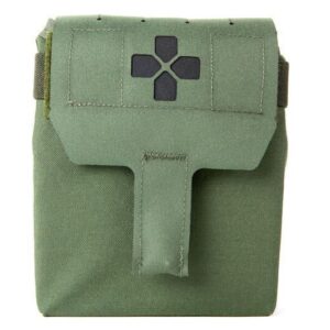Blue Force Gear Trauma Kit NOW! MOLLE Mounted  Helium Whisper Empty OD Green