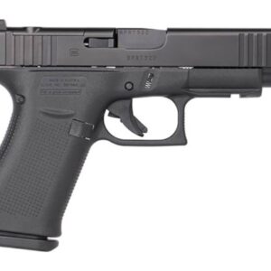 48 MOS 9mm 4.17" FXD w/rails Blk 15rd
