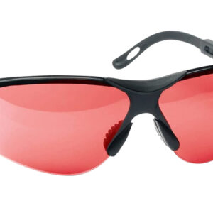 Walker's GWPXSGLVER Sport Glasses Elite Adult Vermilion Lens Polycarbonate Black Frame