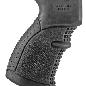 FAB Defense FXAGR47B AGR-47 Ergonomic Rubberized Pistol Grip for AK-47/74/ AKS-74U Krinkov/ ATI Galil Fiberglass Reinforced Black Polymer