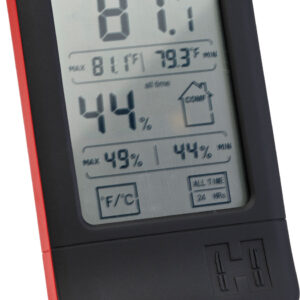 Hornady 95909 Digital Hygrometer  Red AAA