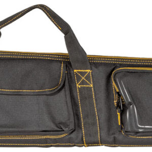 Browning 1419559902 Black & Gold Shotgun Case Black w/Buck Mark Logo 600D Polyester Ripstop 54"