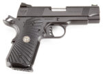 Wilson Combat CQBECP9 CQB Elite Compact Frame 9mm Luger 10+1/9+1 4" Stainless Match Grade Barrel, Black Serrated Carbon Steel Slide, Black Carbon Steel Frame w/Beavertail, Black G10 Starburst Grip
