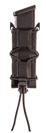 High Speed Gear 11PT00BK TACO Mag Pouch Single Black Nylon MOLLE Belts 2" Wide Compatible w/ Pistol