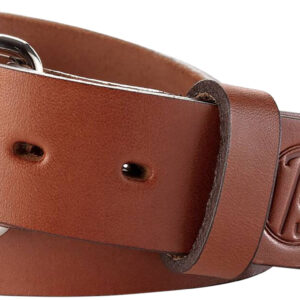 1791 Gunleather BLT013236CBRA 01  Gun Belt Classic Brown Leather 32/36 1.50" Wide Buckle Closure