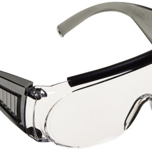 Allen 2169 Fit Over Shooting Glasses Adult Clear Lens Gray Frame