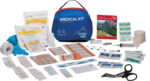 Adventure Medical Kits 01001003 Mountain Backpacker Medical Kit Treats Injuries/Illnesses Water Resistant Blue