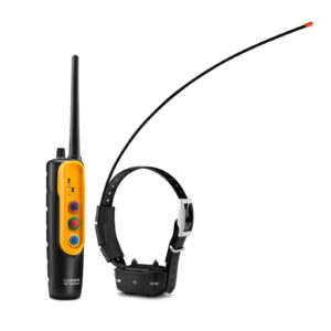 Garmin 0100120400 Pro Trashbreaker System Bundle Handheld w/BarkLimiter, Tri-Tronics, LED Beacon Lights, 1-Hand Operation Yellow Rechargeable Li-ion; Collar Up to 9 Dogs 4 Mile Range