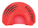 Foxpro TOPGUN Top Gun Howler  Diaphragm Call Triple Reed Sounds Attracts Coyotes Red