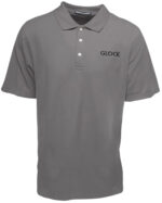 Glock AP95874 Classic Polo  Gray Cotton Short Sleeve Small