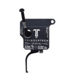 TriggerTech R70TCB13TBF Special  Two-Stage Flat Trigger with 1-3.50 lbs Draw Weight Black Finish for Remington 700 Right