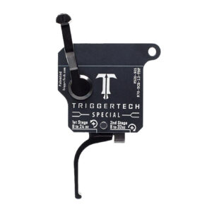 TriggerTech R70TCB13TBF Special  Two-Stage Flat Trigger with 1-3.50 lbs Draw Weight Black Finish for Remington 700 Right