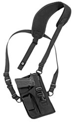 GrovTec US Inc GTHL15105R Trail Pack  Shoulder Black Nylon Harness Fits Large Semi-Auto Fits 4.50-5" Barrel Right Hand