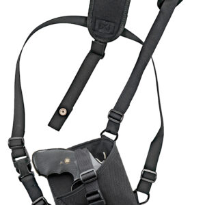 GrovTec US Inc GTHL15102R Trail Pack  Shoulder Black Nylon Harness Fits Med/Lg DA Revolver Fits 3-4" Barrel Right Hand