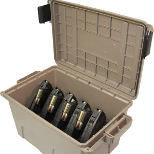 MTM Case-Gard TMCAK Tactical Mag Can  Dark Earth Plastic, 30rd Capacity, 7.62x39mm