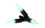 NAP NAPILLNXGR3PK Thunderglo Illuminated Nock Crossbow Green Half Moon/ 3 Pack
