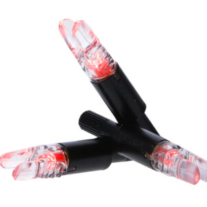 NAP NAPILLNXRD3PK Thunderglo Illuminated Nock Crossbow Red Half Moon/ 3 Pack