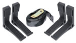 Hawk HWKSTP4PK Monkey Bar Steps Black Aluminum 4 Pack