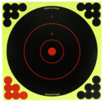 Birchwood Casey TDSNC1225PK Target Dispenser  Adhesive Paper 12" Bullseye Includes Pasters 25 Per Pack
