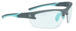 Radians WS2310CS Ladies Range Eyewear Women Clear Lens Gray with Aqua Accents Frame