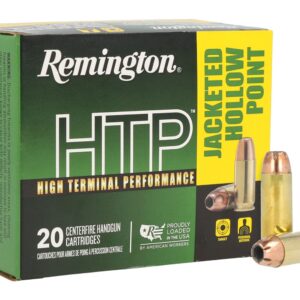 Remington Ammunition 23012 HTP  45Colt 230gr Jacketed Hollow Point 20 Per Box/25 Case