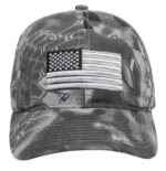 Outdoor Cap 120159-3-3 USA Flag  Kryptek Raid Hook & Loop OSFA Unstructured