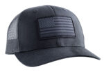Magpul MAG1215-001 Standard  Black Adjustable Snapback OSFA Structured Woven American Flag Patch