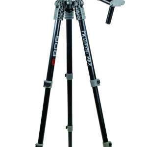 Bog-Pod 1100473 Fieldpod Max Tripod with Black Finish, Spike Feet, Carry Strap, Bubble Level, Independent Leg Adjustment & 20-48" Vertical Adjustment