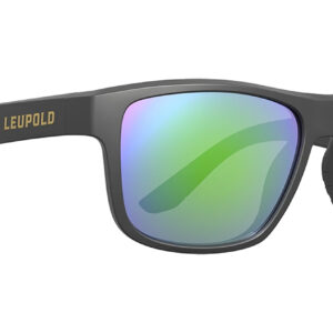 Leupold 179099 Performance Wear Katmai Emerald Mirror Lens Polycarbonate Matte Black Frame