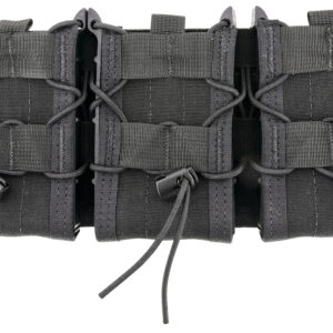 High Speed Gear 45TA00BK TACO Shingle Mag Pouch Triple Black Nylon MOLLE Compatible w/ Rifle