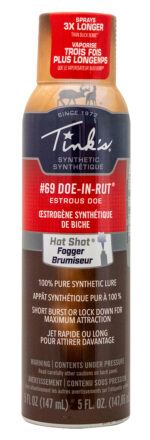 Tinks W5271 BL #69 Fogger Deer Attractant Doe In Estrus Scent 5 oz Aerosol