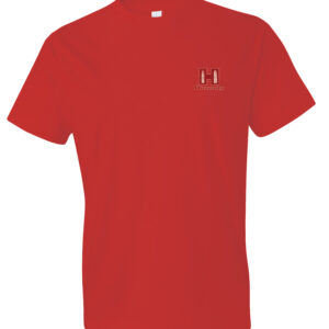 Hornady 99601XXL Hornady T-Shirt  Red Cotton Polyester Short Sleeve 2XL