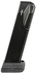 Mec-Gar MGPB9220DPS Beretta 20rd Extended 9mm Luger, Fits Beretta 92FS/M9/92G/92X Black Carbon Steel