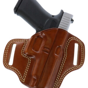 Galco CM880 Combat Master  OWB Tan Leather Belt Slide Fits Springfield XDM 4.5" Right Hand