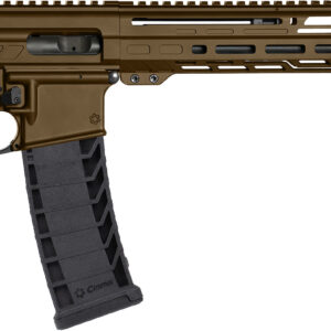 CMMG 94A8041MB Dissent MK4 9mm Luger 33+1 10.50", Midnight Bronze Rec, Picatinny Brace Adapter, 9.60" M-LOK Handguard, Left Side Charging Handle, Zeroed Linear Comp, TriggerTech Trigger