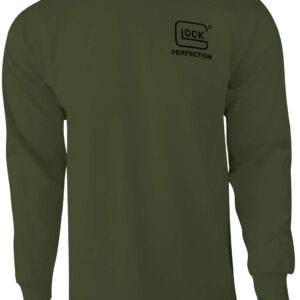 Glock AP96065 Born In Austria  Military Green Pre-Shrunk Cotton Long Sleeve Small