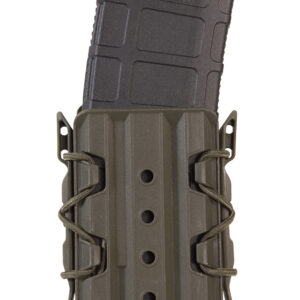 High Speed Gear 16TA01OD TACO V2 OD Green Polymer, 2" Belt Clip/MOLLE U-Mount, Compatible w/ Rifle Mags
