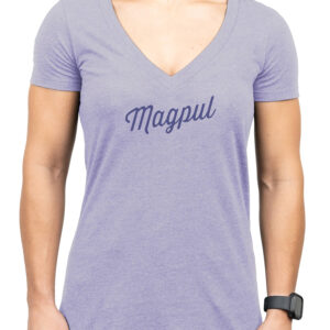 Magpul MAG1336-530-3X Rover Script Women's Orchid Heather Cotton/Polyester Short Sleeve 3XL