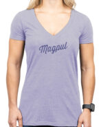 Magpul MAG1336-530-XL Rover Script Women's Orchid Heather Cotton/Polyester Short Sleeve XL
