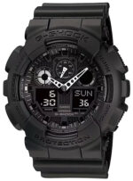 G-shock/vlc Distribution GA1001A1 G-Shock Tactical XL 52mm Keep Time Black Features Stopwatch/Speedometer