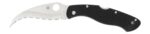 Spyderco C12GS Civilian CLIPIT 4.09" Folding Serrated Satin VG-10 SS Blade/ Black Textured G10 Handle Includes Pocket Clip