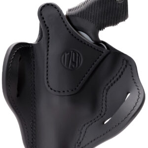 1791 Gunleather RVHX3SBLR RVHX-3  OWB Size 03 Stealth Black Leather Belt Slide Right Hand