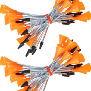 Cold Steel CSB625M Broadhead Darts Orange/Silver .625" Diameter 50 Pieces