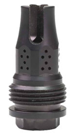 Jk Armament JKMDHDCF24 War Eagle Compensator/Flash Hider 30Cal 5/8"x24 Stainless Steel Nitride Black