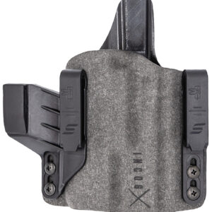 Safariland INCOG0835A0CX261 Incog X  IWB Gray Cordura Fits Glock 17/19, Belt Clip Mount, Right Hand